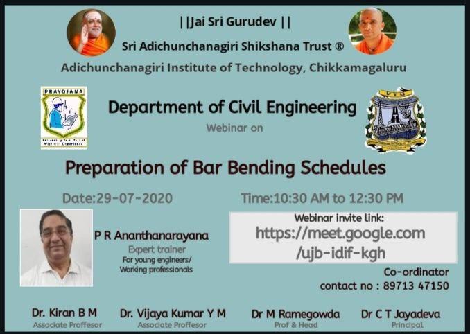Preparation of Bar Bending Schedules